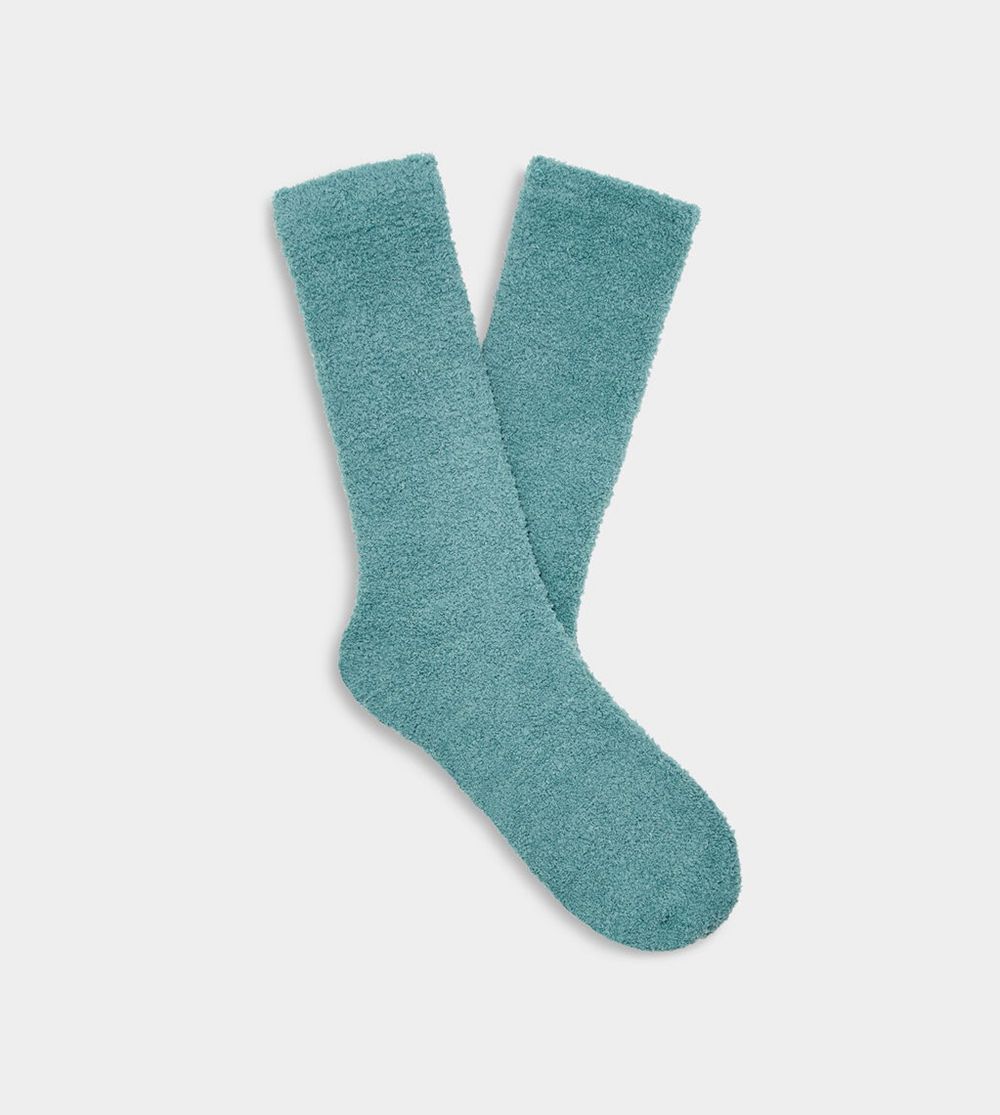 Ugg Socks Canada - Ugg Men's Fincher Ultra Cozy Crew Blue